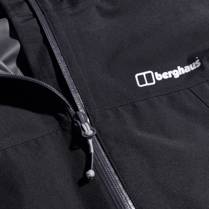 Kurtka przeciwdeszczowa męska Berghaus Paclite Dynak black/black 14