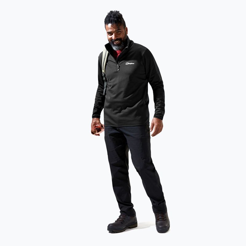 Bluza trekkingowa męska Berghaus Keppla black/black 2