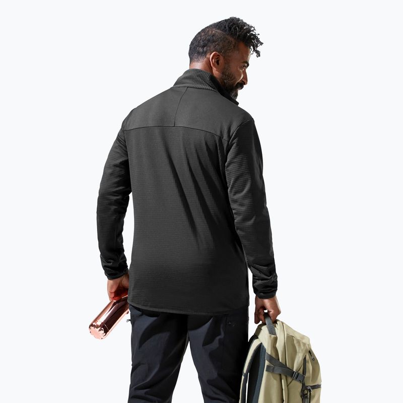 Bluza trekkingowa męska Berghaus Keppla black/black 3