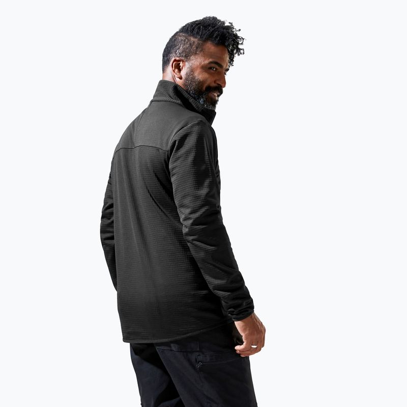 Bluza trekkingowa męska Berghaus Keppla black/black 5