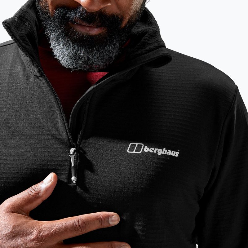 Bluza trekkingowa męska Berghaus Keppla black/black 8