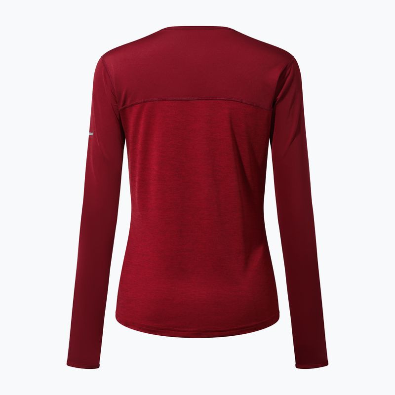 Longsleeve trekkingowy damski Berghaus Voyager Tech Tee Basecrew syrah/red dahlia 10