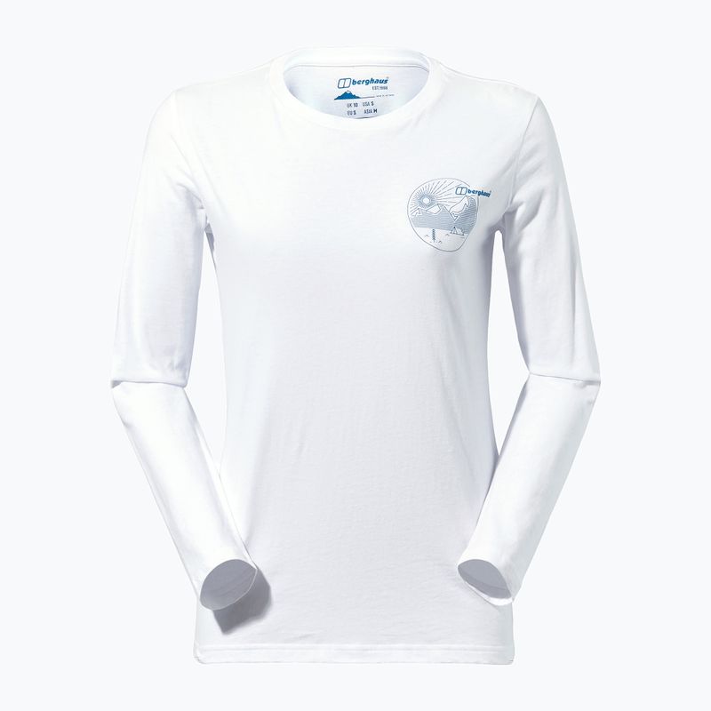 Longsleeve damski Berghaus Linear Landscape pure white 8