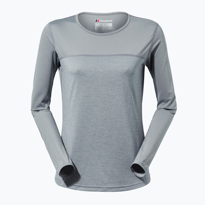 Longsleeve trekkingowy damski Berghaus Voyager Tech Tee Basecrew monument/harbour mist 8