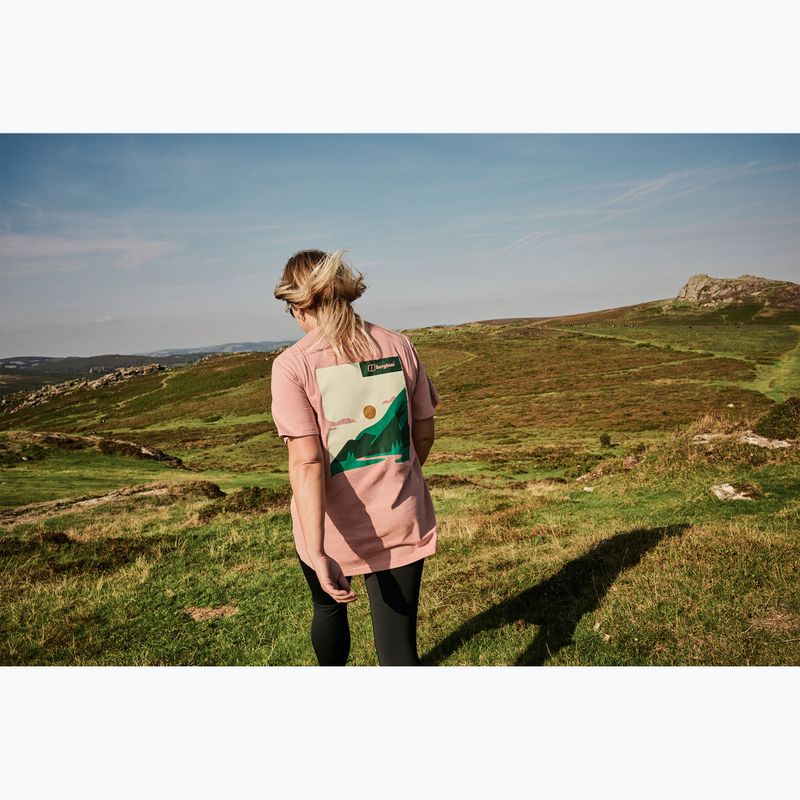 Koszulka damska Berghaus Boyfriend Logo rose dawn 12