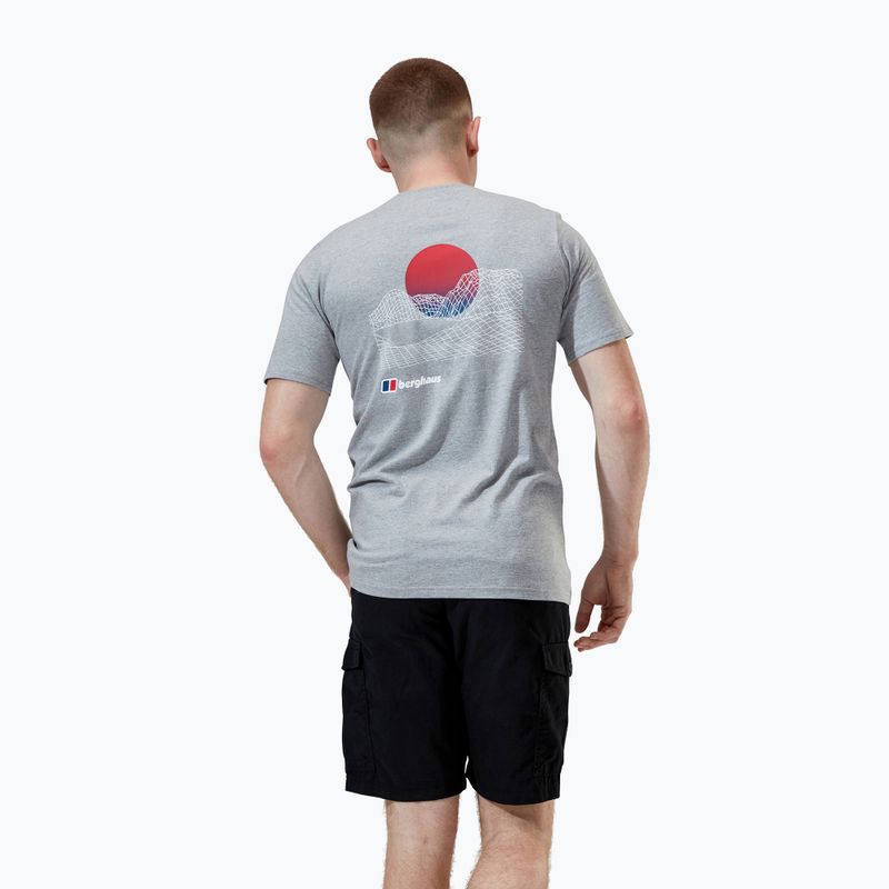 Koszulka męska Berghaus Snowdon SS Tee 2.0 grey marl bci 3