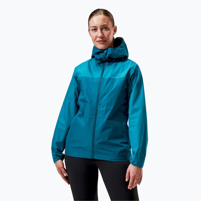 Kurtka przeciwdeszczowa damska Berghaus Deluge Pro 3.0 deep ocean/jungle jewel