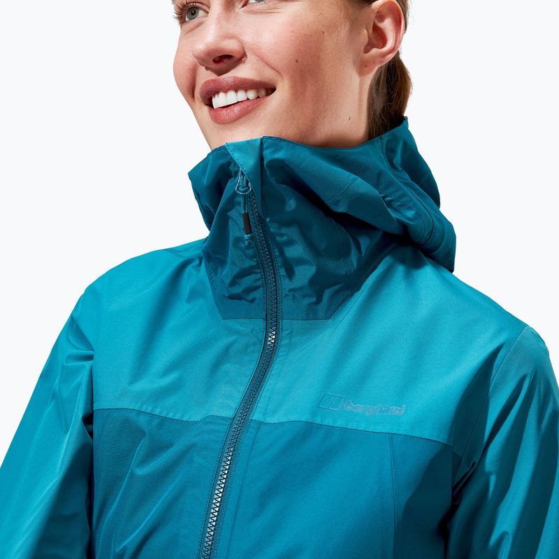 Kurtka przeciwdeszczowa damska Berghaus Deluge Pro 3.0 deep ocean/jungle jewel 4