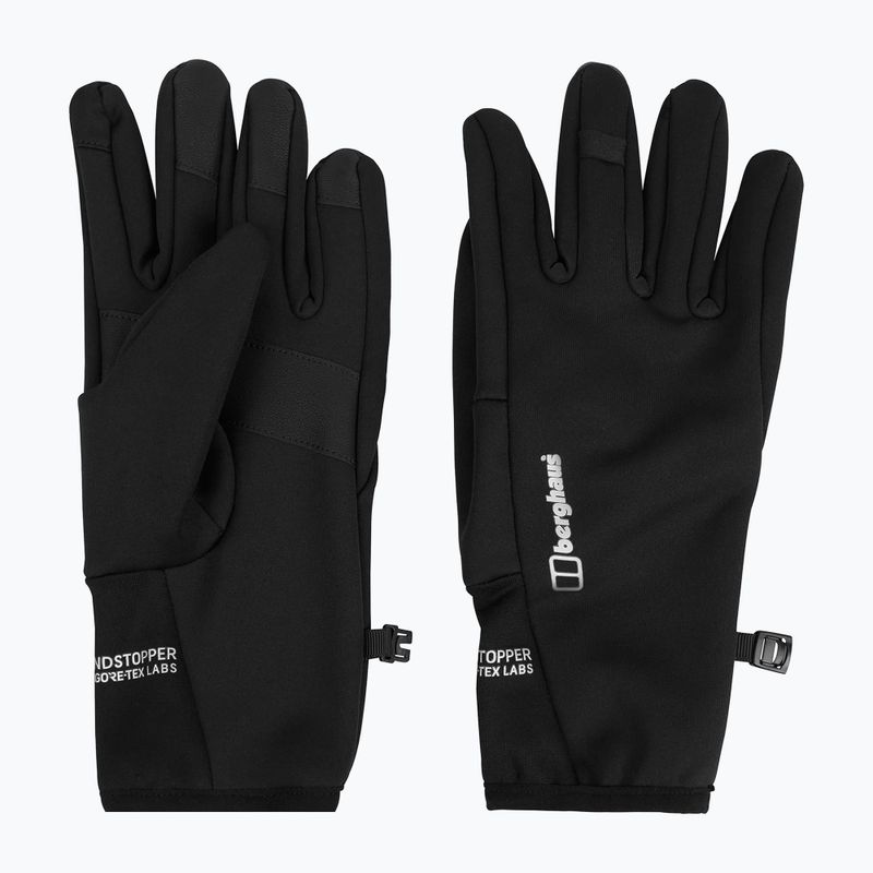 Rękawiczki trekkingowe Berghaus Hillmaster Windstopper black