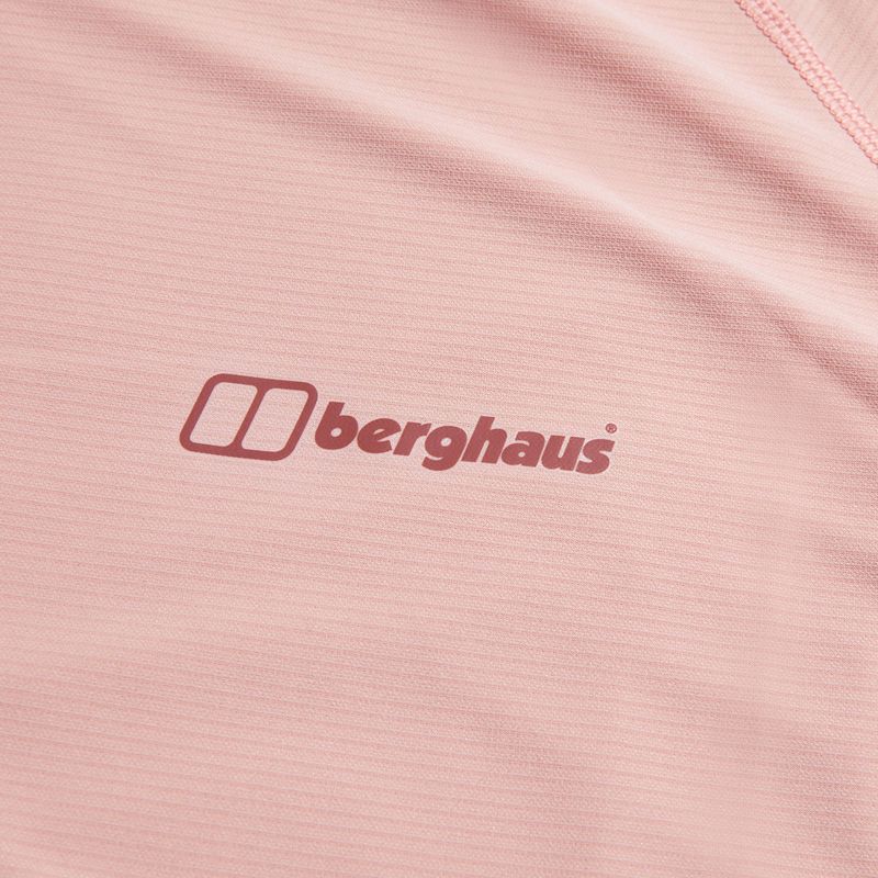 Koszulka damska Berghaus 24/7 Tech Basecrewss peach bloom 7