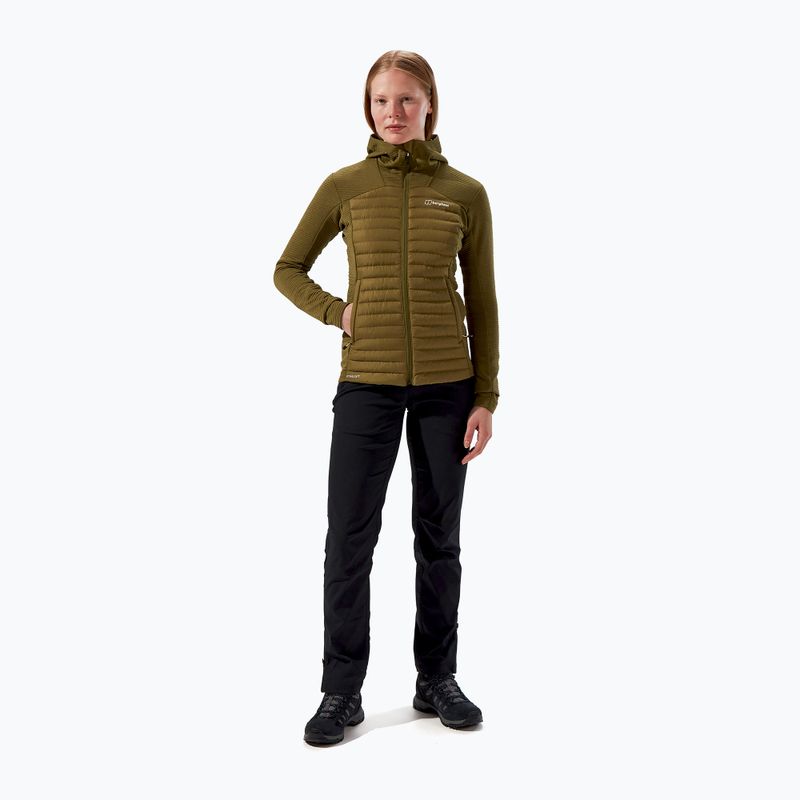 Kurtka hybrydowa damska Berghaus Nula Hybrid oak moss 2
