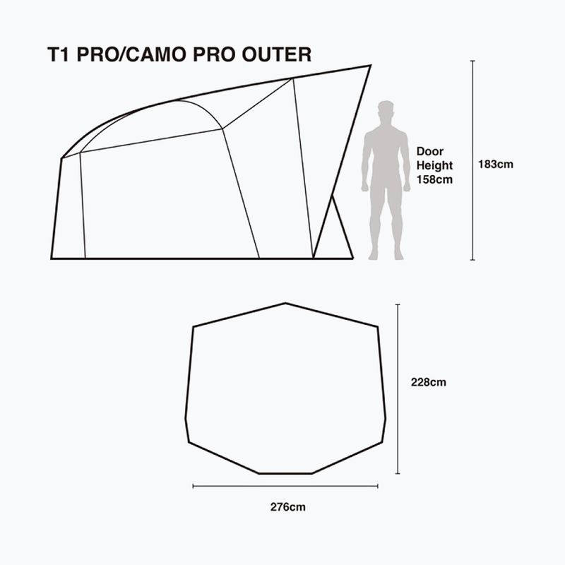 Namiot Nash Tackle Titan T1 Camo Pro 7