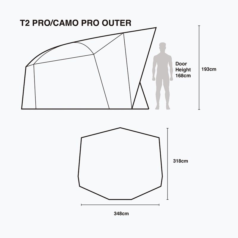 Namiot Nash Tackle Titan T2 Camo Pro 8