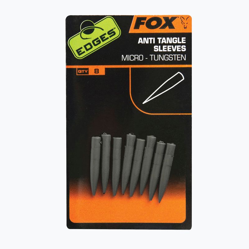 Gumki antysplątaniowe Fox International Edges Tungsten Anti tangle Sleeve 8 szt. micro