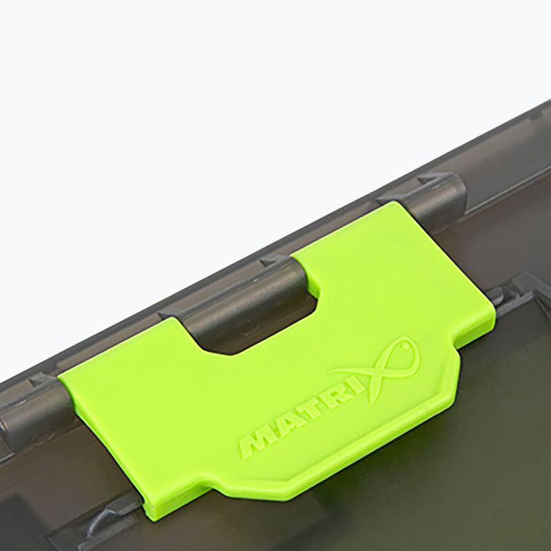 Organizer na koszyki zanętowe Matrix Double Sided Feeder & Tackle Box black/lime 4