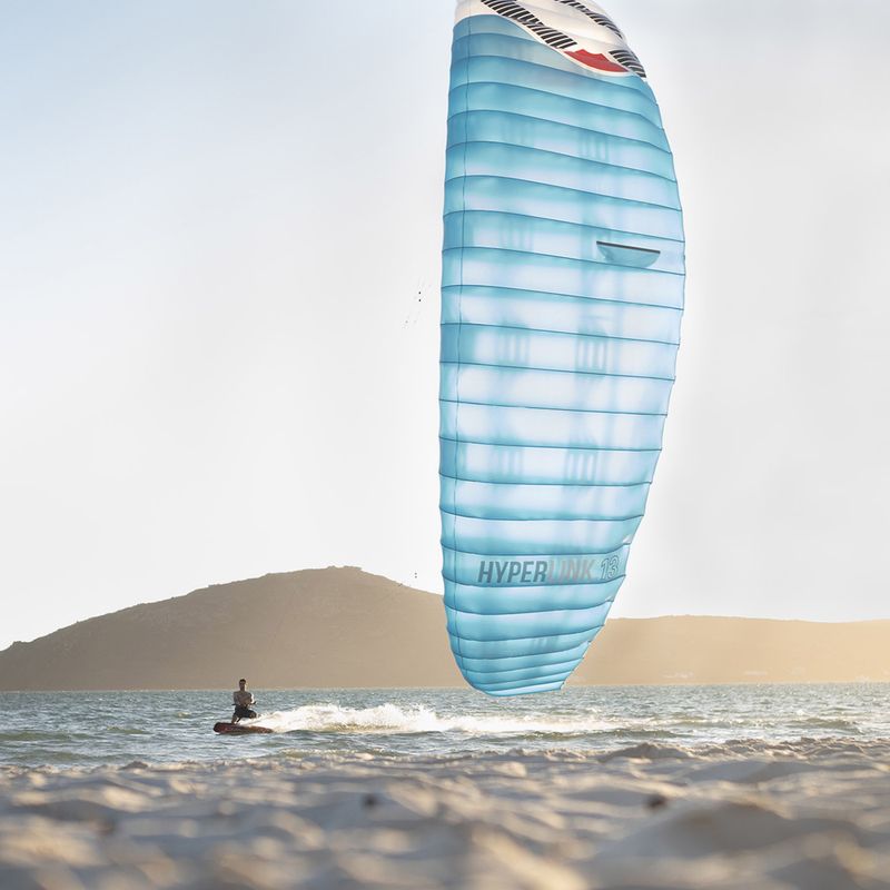 Latawiec kitesurfingowy Ozone Hyperlink V3 light blue/white 2