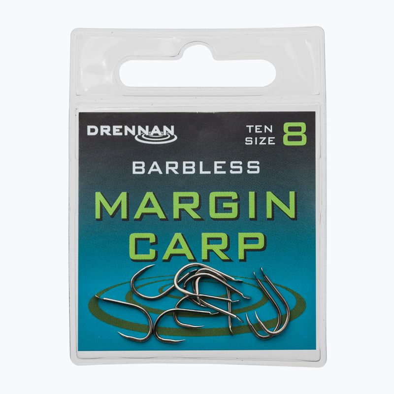 Haczyki Drennan Margin Carp Barbless czarne HSMCPB014