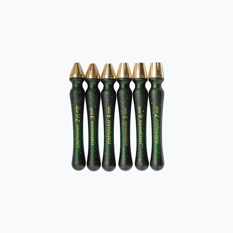 Wykrojnik do chleba Drennan Brass Head Punches zestaw 6 szt. zielony TABP001