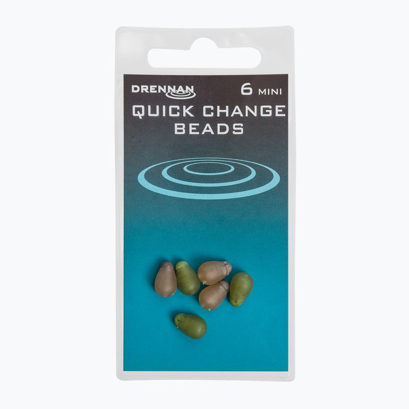 Łącznik do przyponów Drennan Quick Change Beads 6 szt. brązowy TGQCB002
