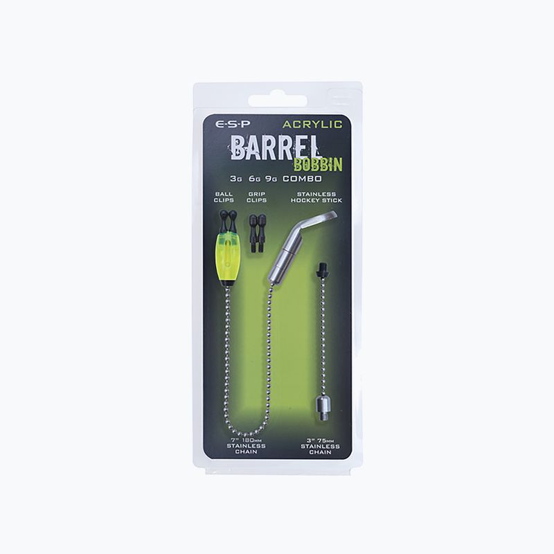 Sygnalizator wędkarski hanger ESP Barrel Bobbin Kit zielony ETBBK004 2