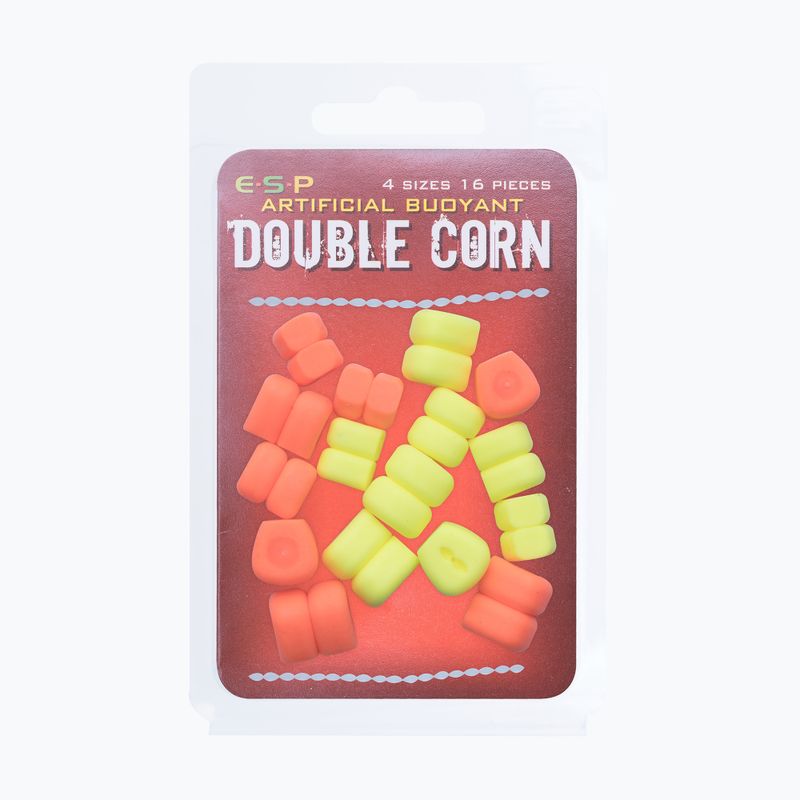 Przynęta sztuczna kukurydza ESP Double Corn Sweetcorn pomarańczowo - żółta ETBDCOFY01