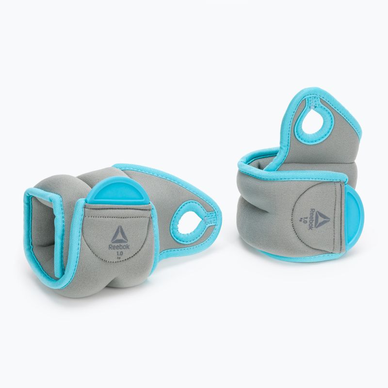 Obciążniki na nadgarstki Reebok RAWT-11071BL 2 x 1 kg 2