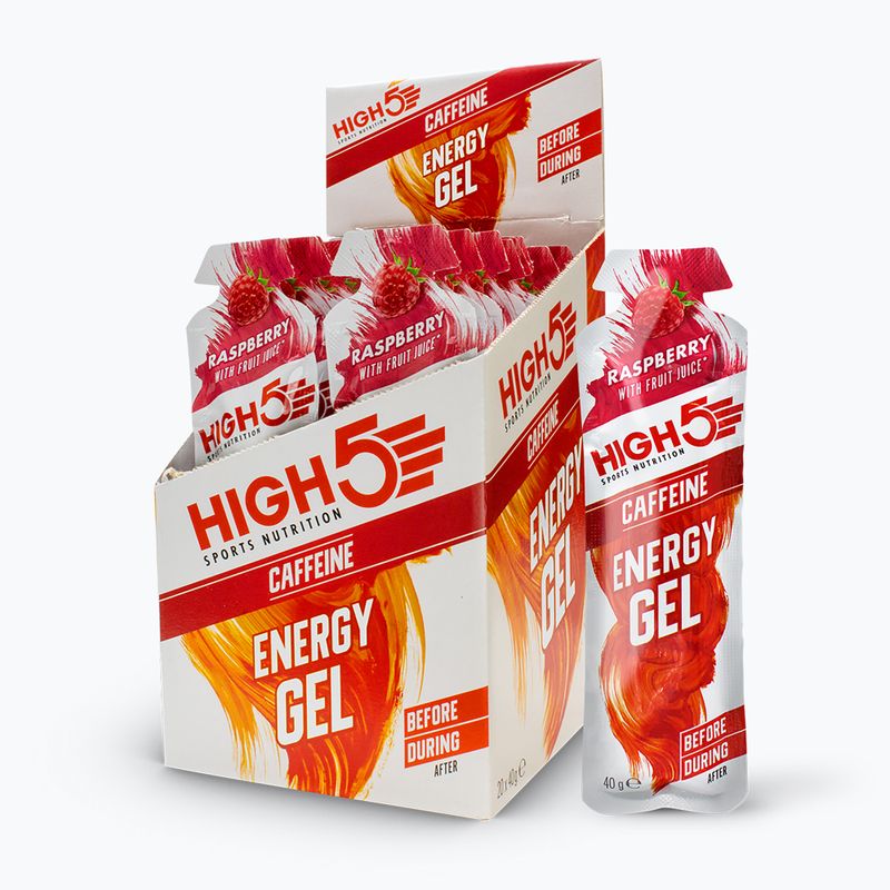 Żel energetyczny HIGH5 Energy Caffeine 40 g faspberry