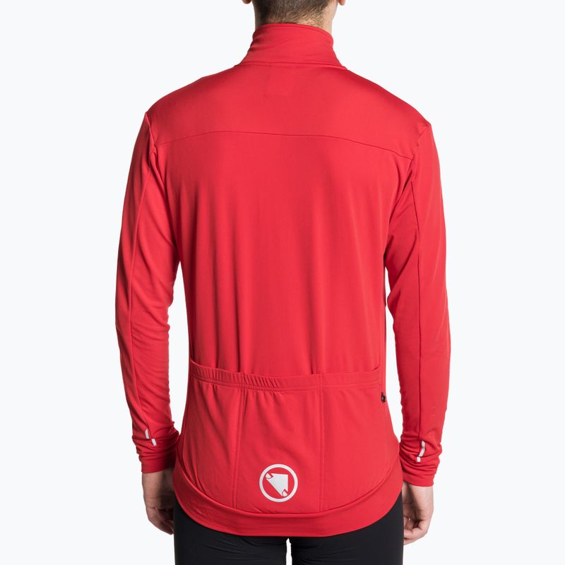 Bluza rowerowa męska Endura Xtract Roubaix red 2