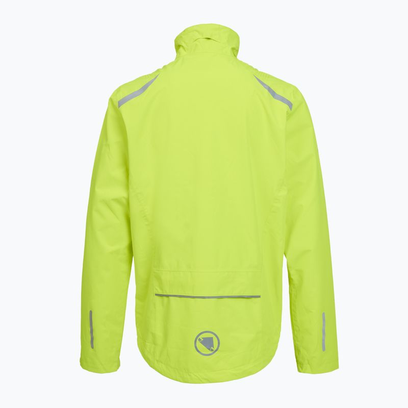 Kurtka rowerowa męska Endura Hummvee Waterproof hi-viz yellow 2