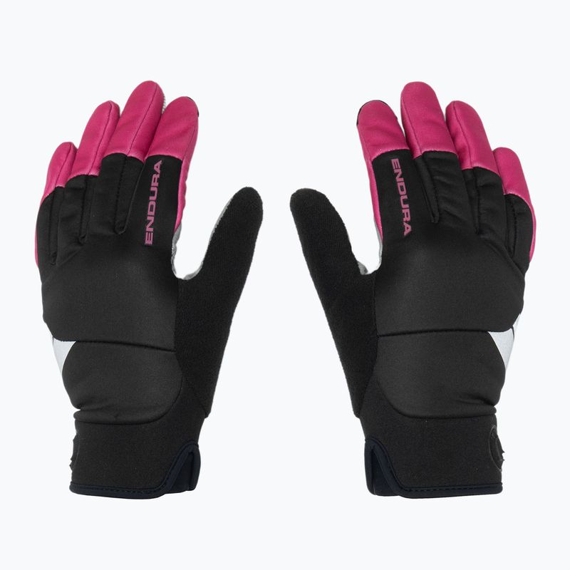 Rękawiczki rowerowe damskie Endura Windchill W cerise 2