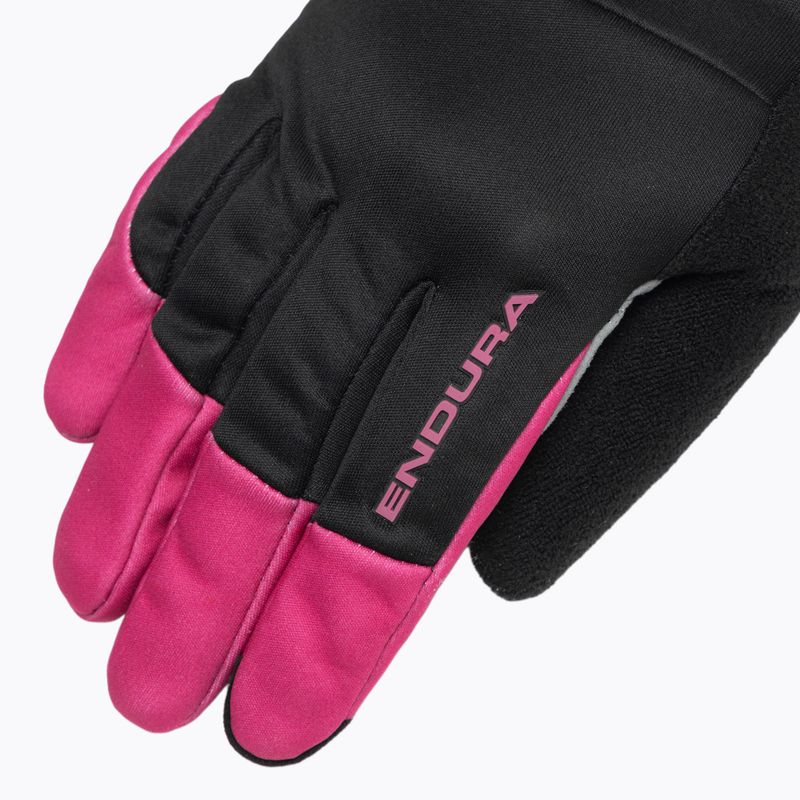 Rękawiczki rowerowe damskie Endura Windchill W cerise 4