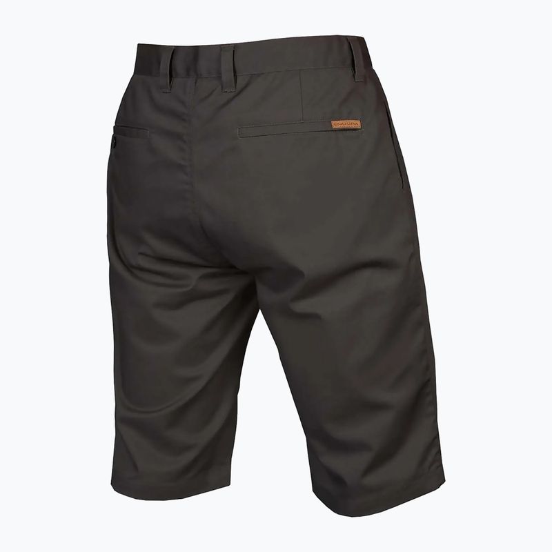 Spodenki rowerowe męskie Endura Hummvee Chino W/Liner grey 4