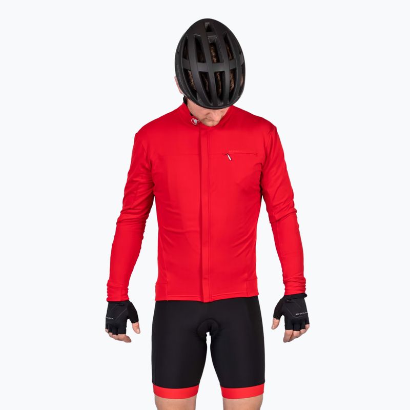 Spodenki rowerowe męskie Endura Xtract Gel II Bibshort red 7