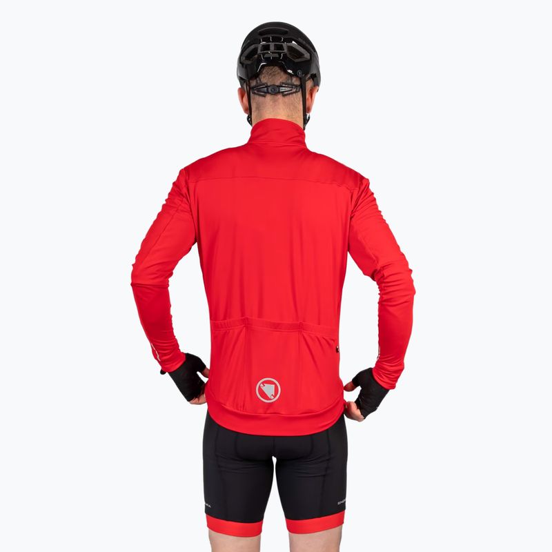 Spodenki rowerowe męskie Endura Xtract Gel II Bibshort red 8