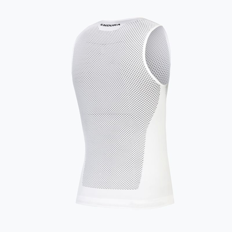 Potówka kolarska męska Endura Fishnet II Sleeveless Baselayer white 2