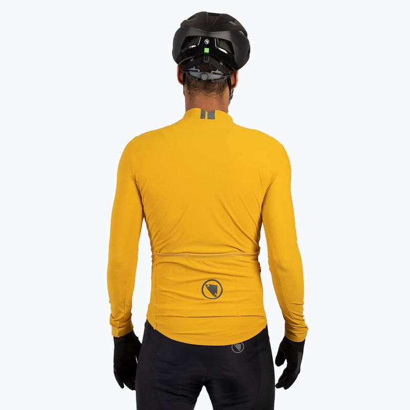 Longsleeve rowerowy męski Endura Pro SL II L/S mustard 3