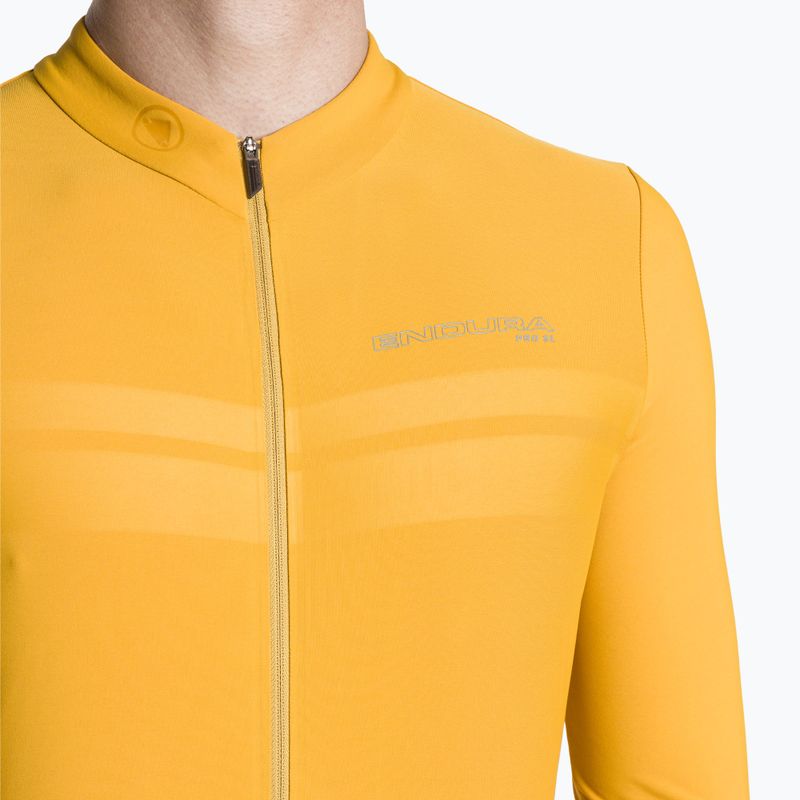 Longsleeve rowerowy męski Endura Pro SL II L/S mustard 6