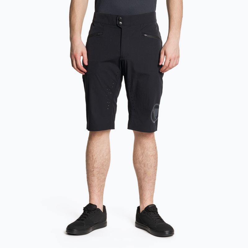 Spodenki rowerowe męskie Endura Singletrack Lite Short Std black