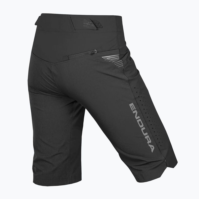 Spodenki rowerowe damskie Endura Singletrack Lite Short Std W black 2