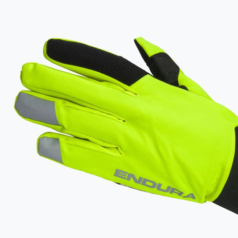 Rękawiczki rowerowe męskie Endura Strike bright yellow 5