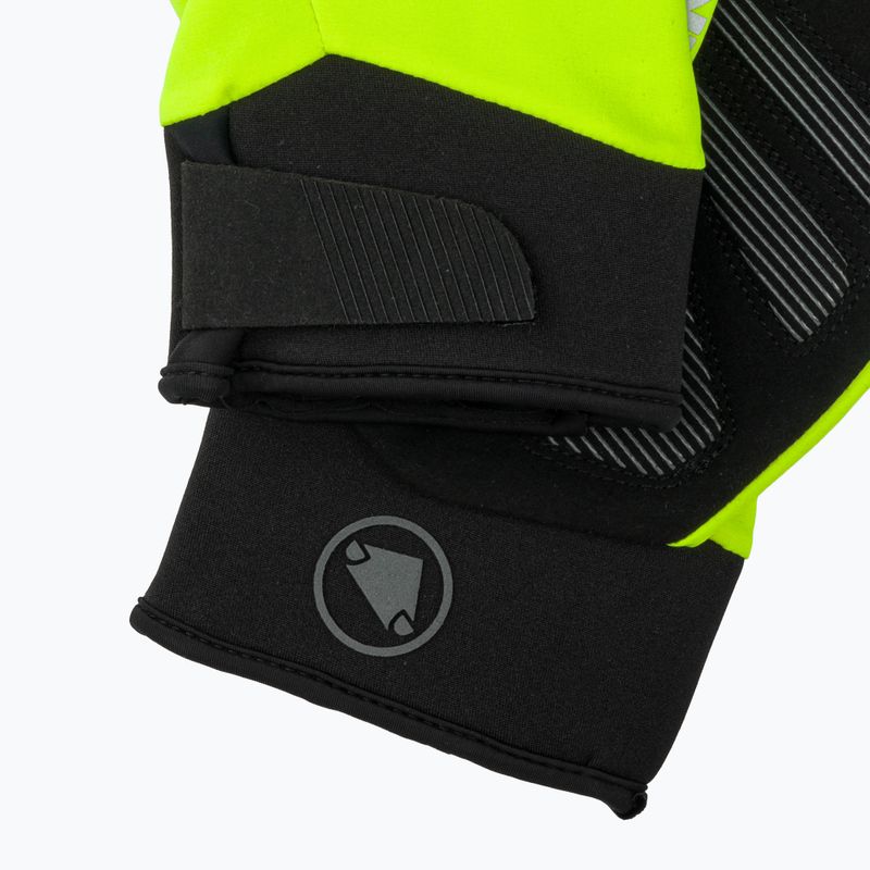 Rękawiczki rowerowe męskie Endura Strike bright yellow 6