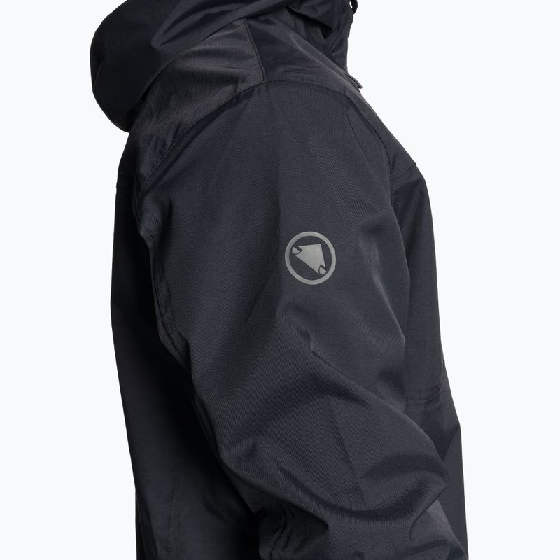 Kurtka rowerowa męska Endura Hummvee Waterproof Hooded black 5