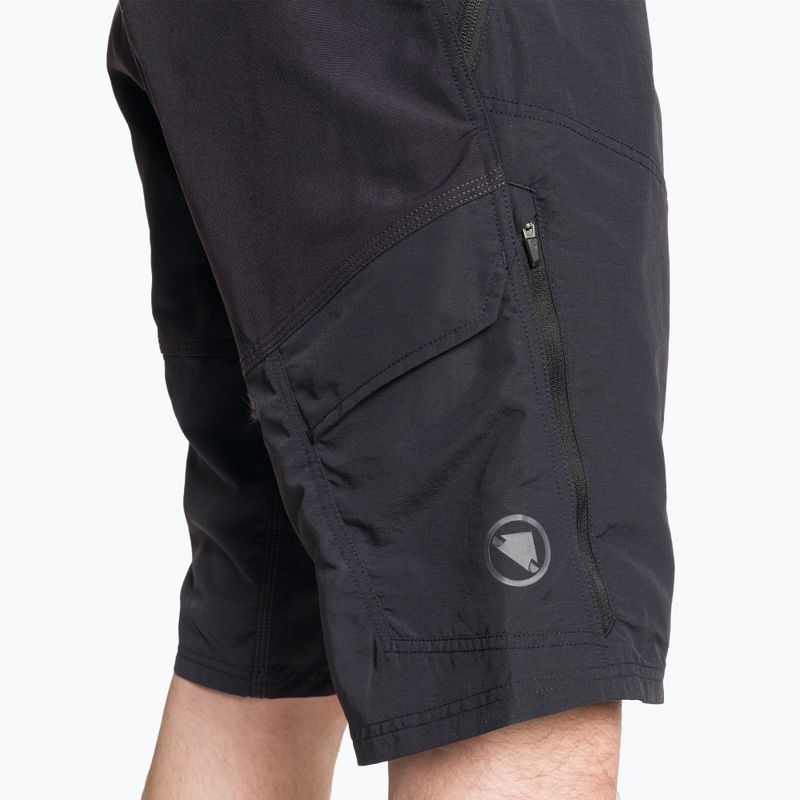 Spodenki rowerowe męskie Endura Hummvee Short black 4