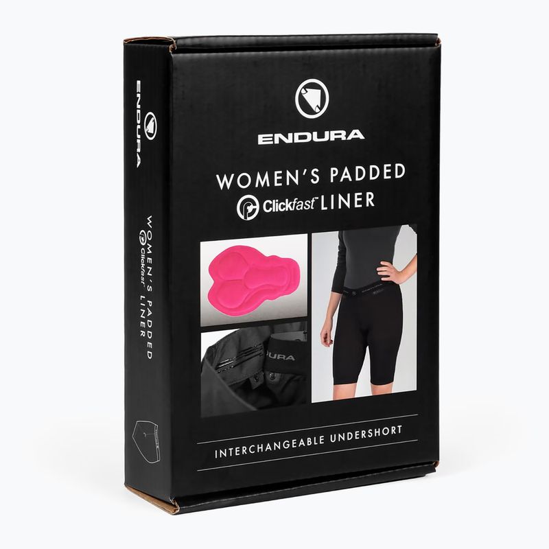 Spodenki rowerowe damskie Endura Mesh C'Fast Liner II W black 5