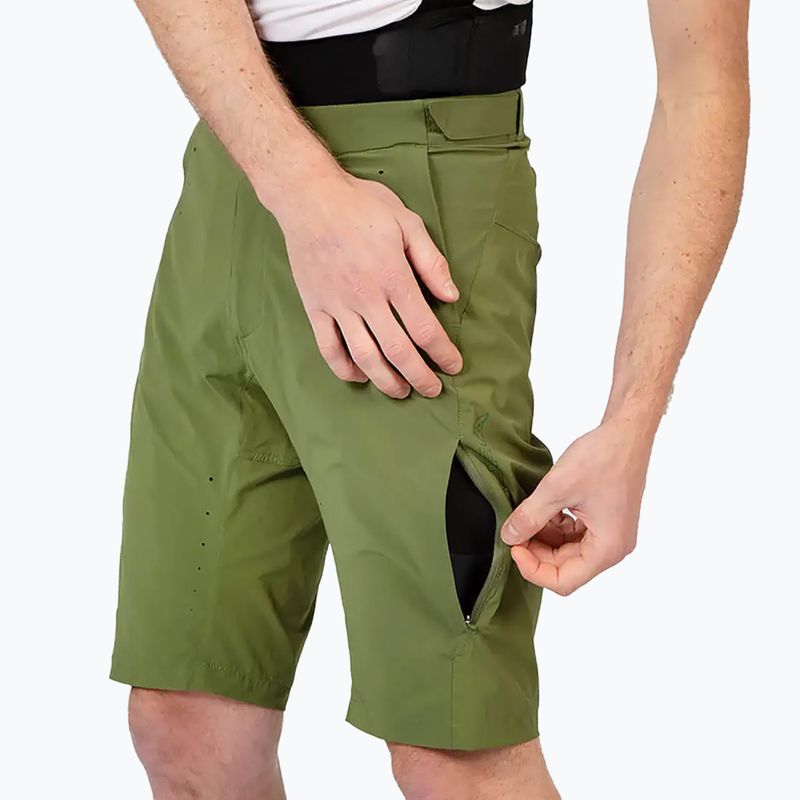 Spodenki rowerowe męskie Endura GV500 Foyle Baggy Short olive green 8