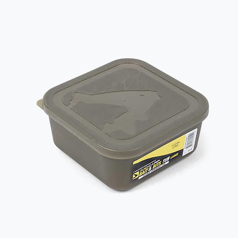 Pojemniki na przynęty Avid Carp Bait Tub Size With Lid Medium brown