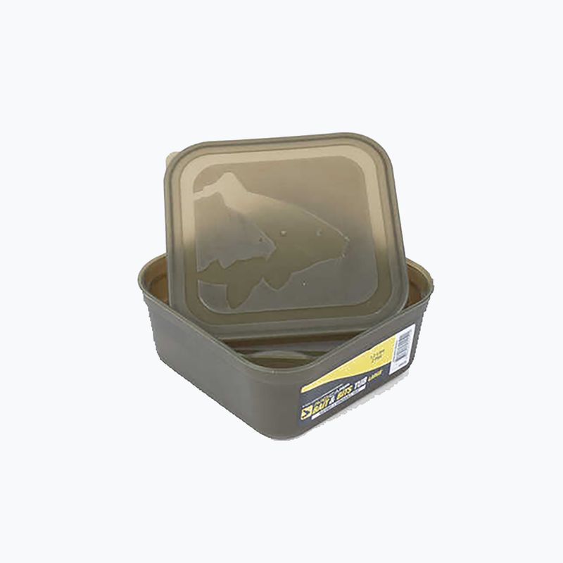 Pojemniki na przynęty Avid Carp Bait Tub Size With Lid Medium brown 2