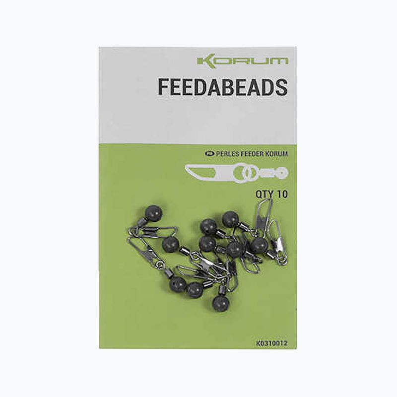 Agrafki do methody Korum Feedabeads black