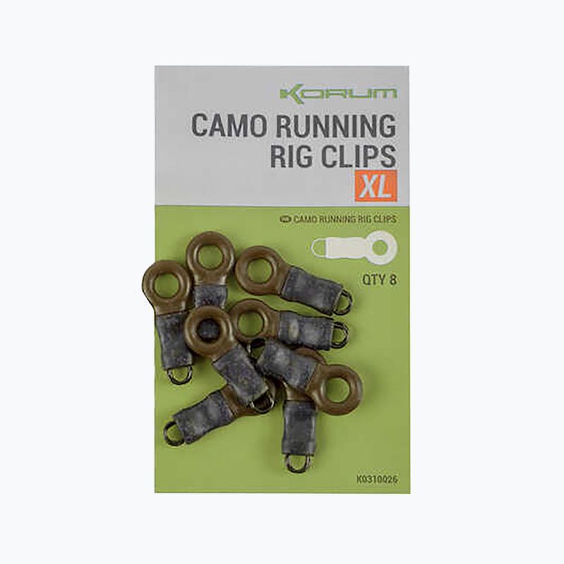 Łącznik do koszyczka Korum Running Rig Clips camo