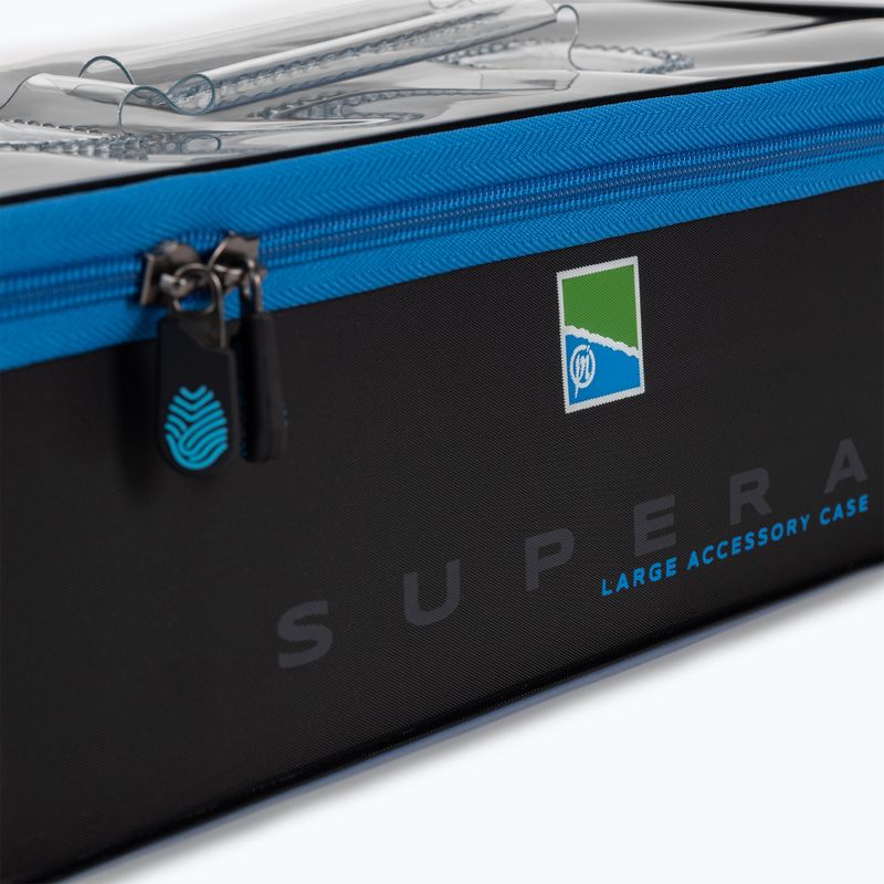 Torba wędkarska Preston Innovations Supera Eva Accessory Case Large black/blue 3